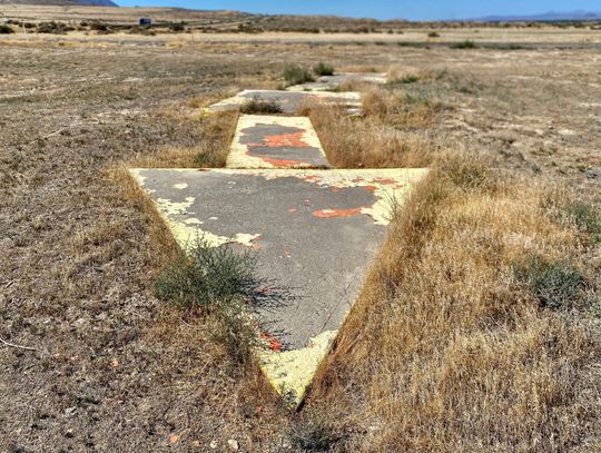 A concrete arrow pointing skyward: Nevada’s forgotten airmail highway