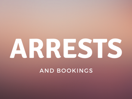 Arrests and Bookings through May 3