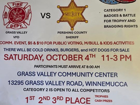 Bring the Heat: Community Chili Cook-Off set for Oct. 4 at Grass Valley Community Center