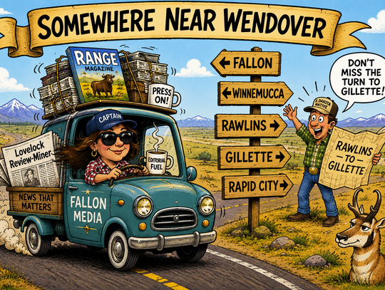 Captain's Log -  A Note from the Deckhands  Somewhere Near Wendover