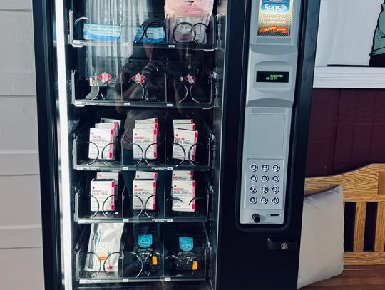 New free health vending machine stocked at The Depot