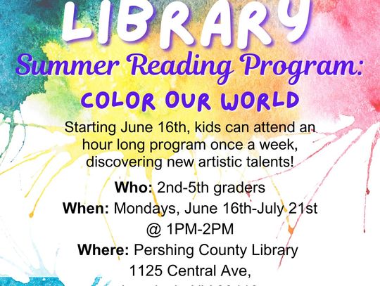 Pershing County Library Launches Colorful Summer Reading Program