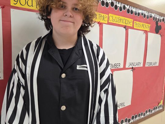 Student of the Month at Pershing County Middle School