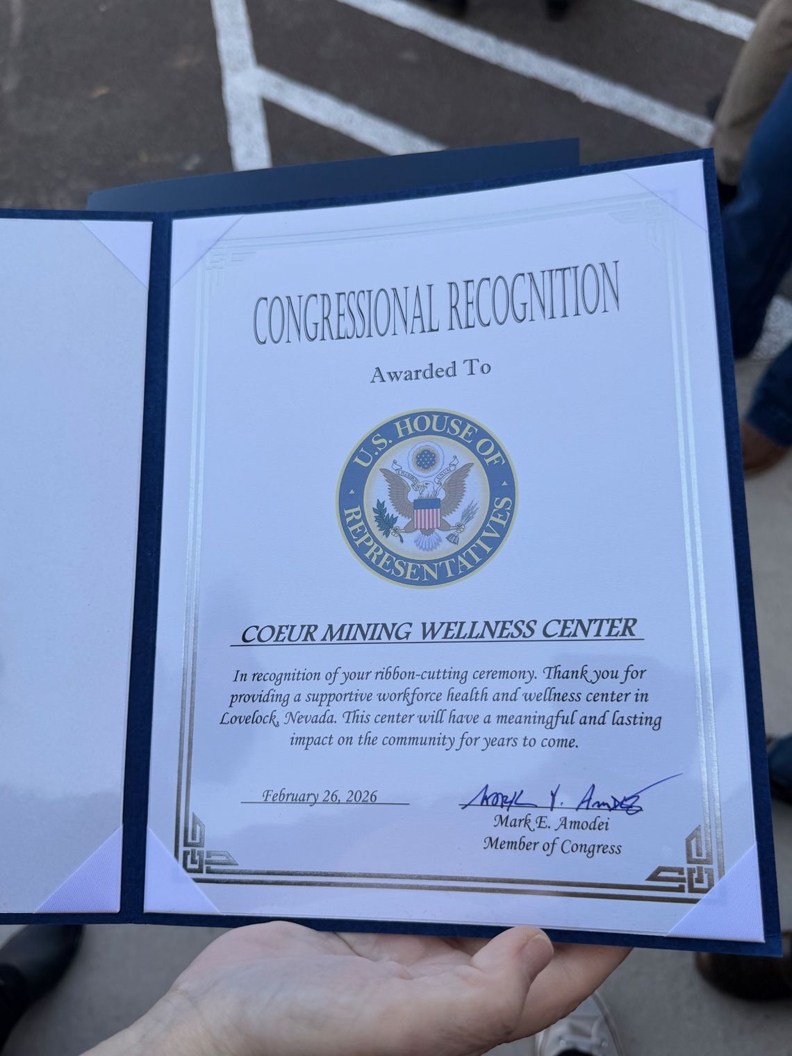 Coeur Opens Employee Wellness Center in Lovelock