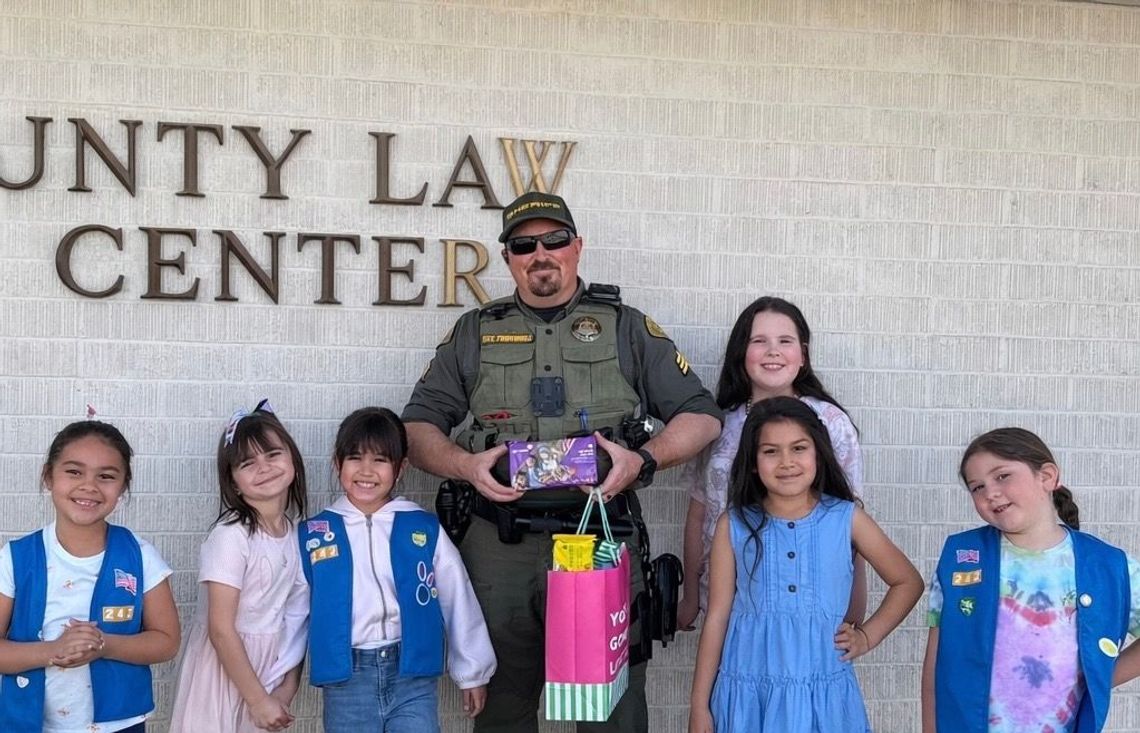 Girl Scout Troop 242 Delivers Sweet Thanks to Local Law Enforcement