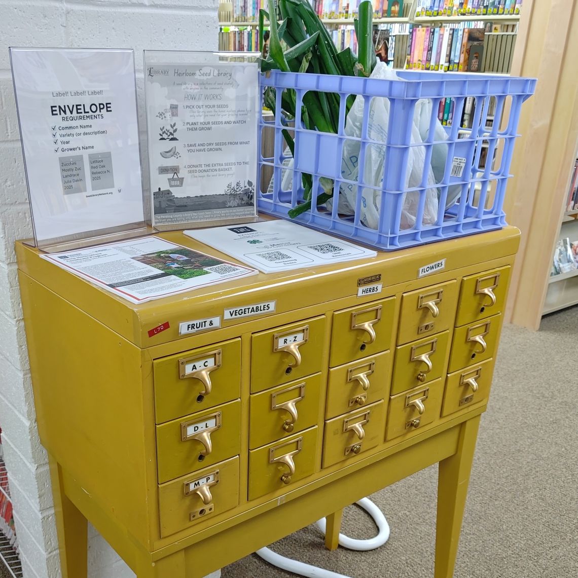 Heirloom Seeds at the Pershing County Library Heirloom Seeds at the Pershing County Library