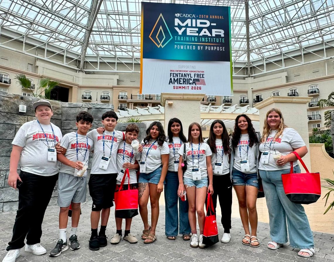 Mustang Youth Team represents community at national prevention summit Mustang Youth Team represents community at national prevention summit