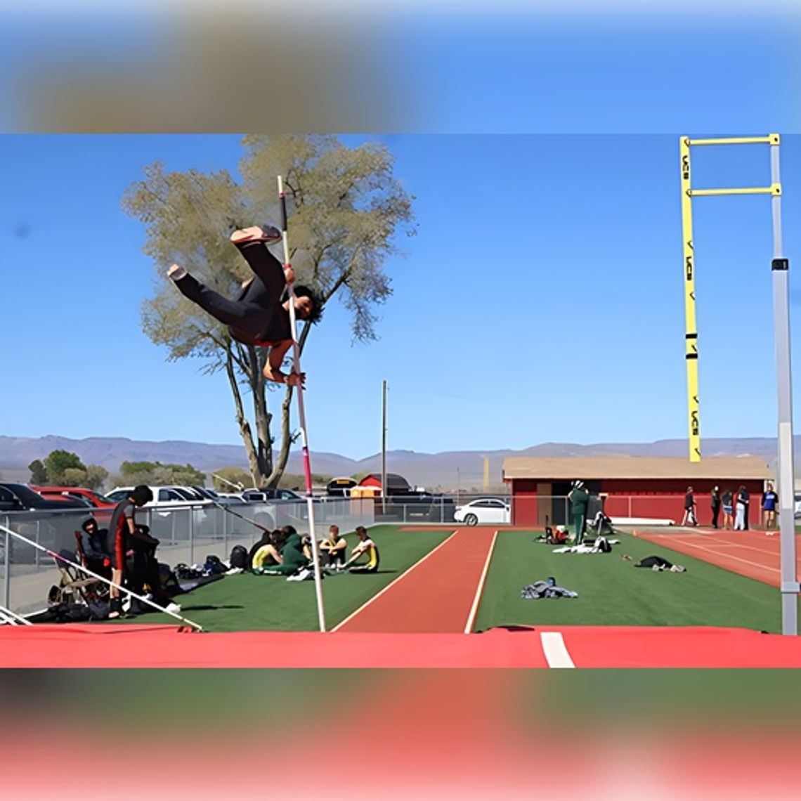 Mustangs Shine at Home Meet, Woodard Sets School Record