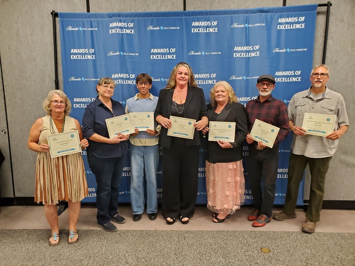 Nevada’s Best Journalists Honored at Fallon Awards Dinner