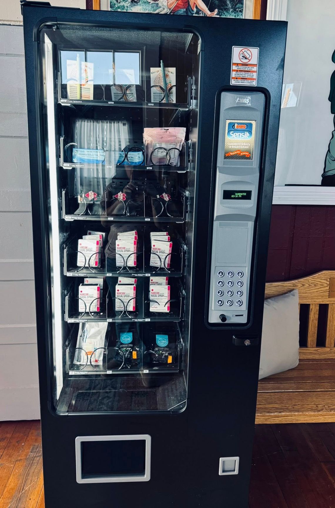 New free health vending machine stocked at The Depot