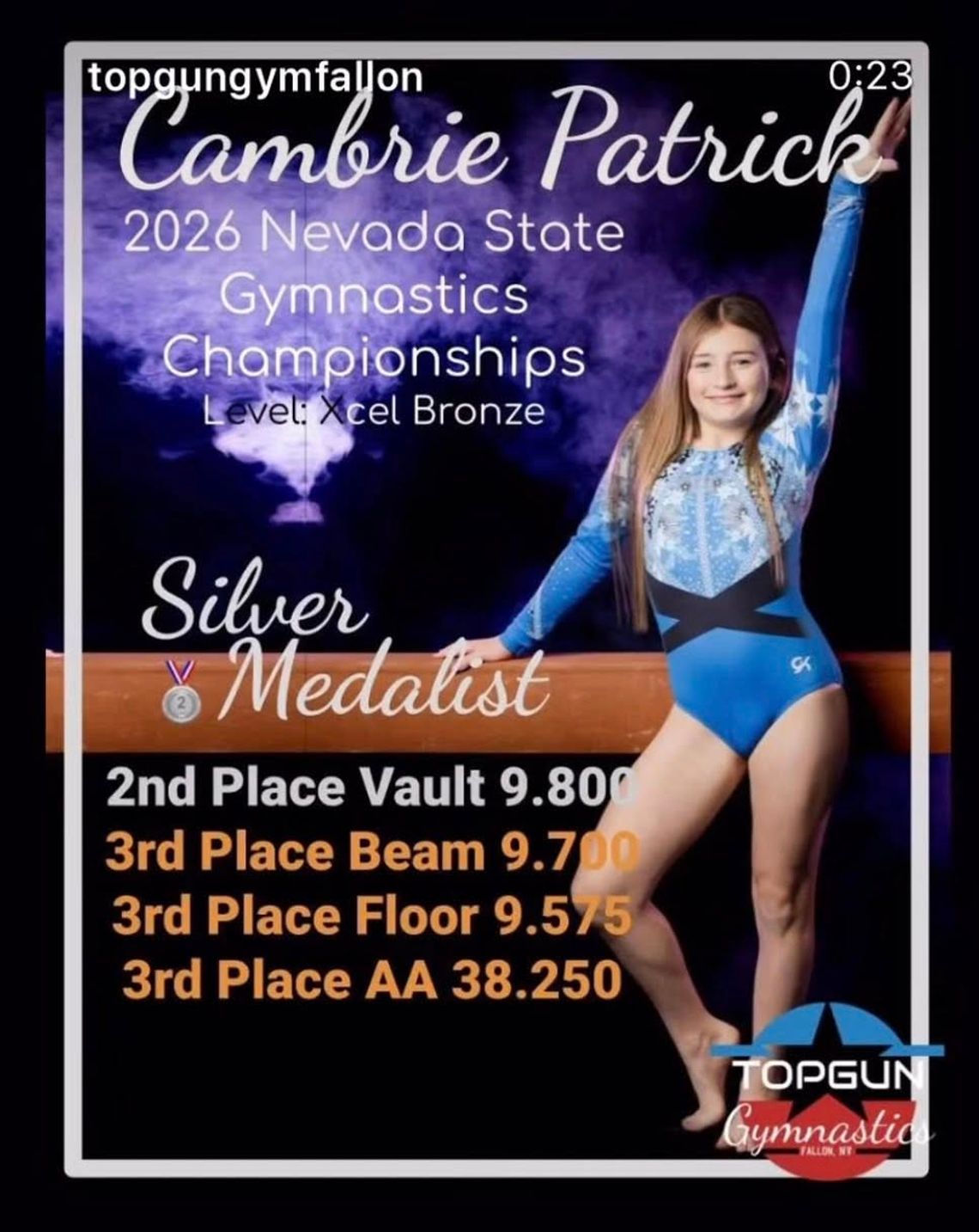 PCMS Gymnasts Shine at State Championships