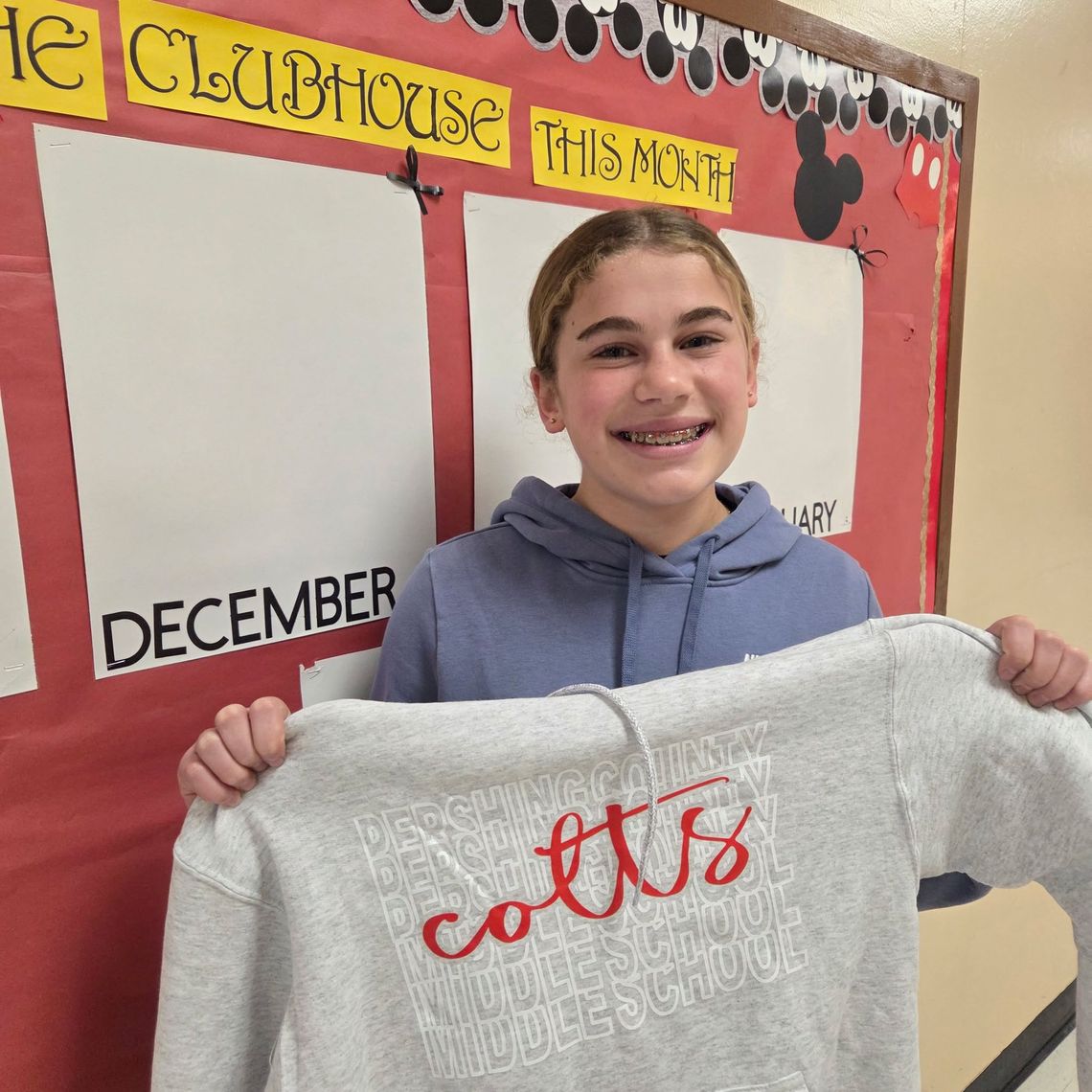 Pershing County Middle School December Student of the Month