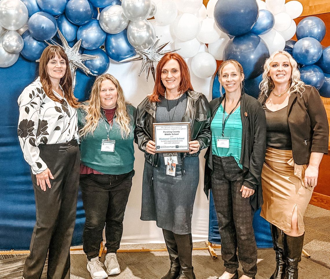 Pershing County Middle School earns Diamond PBIS award for fifth consecutive year