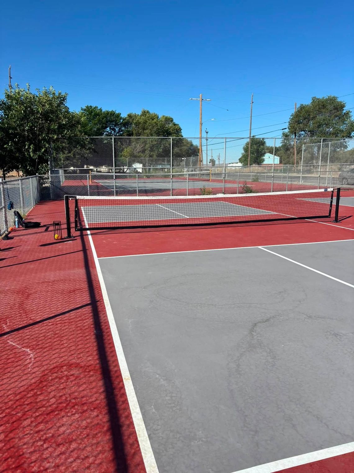 Pickleball court repaired after troubled first installation Pickleball court repaired after troubled first installation