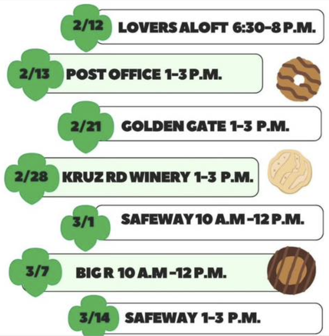 Girl Scout Cookie Stand