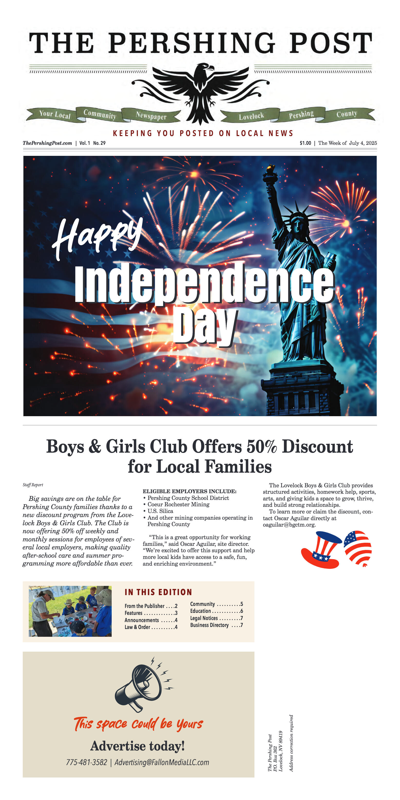 July 4 2025 - Happy Independence Day - page 1