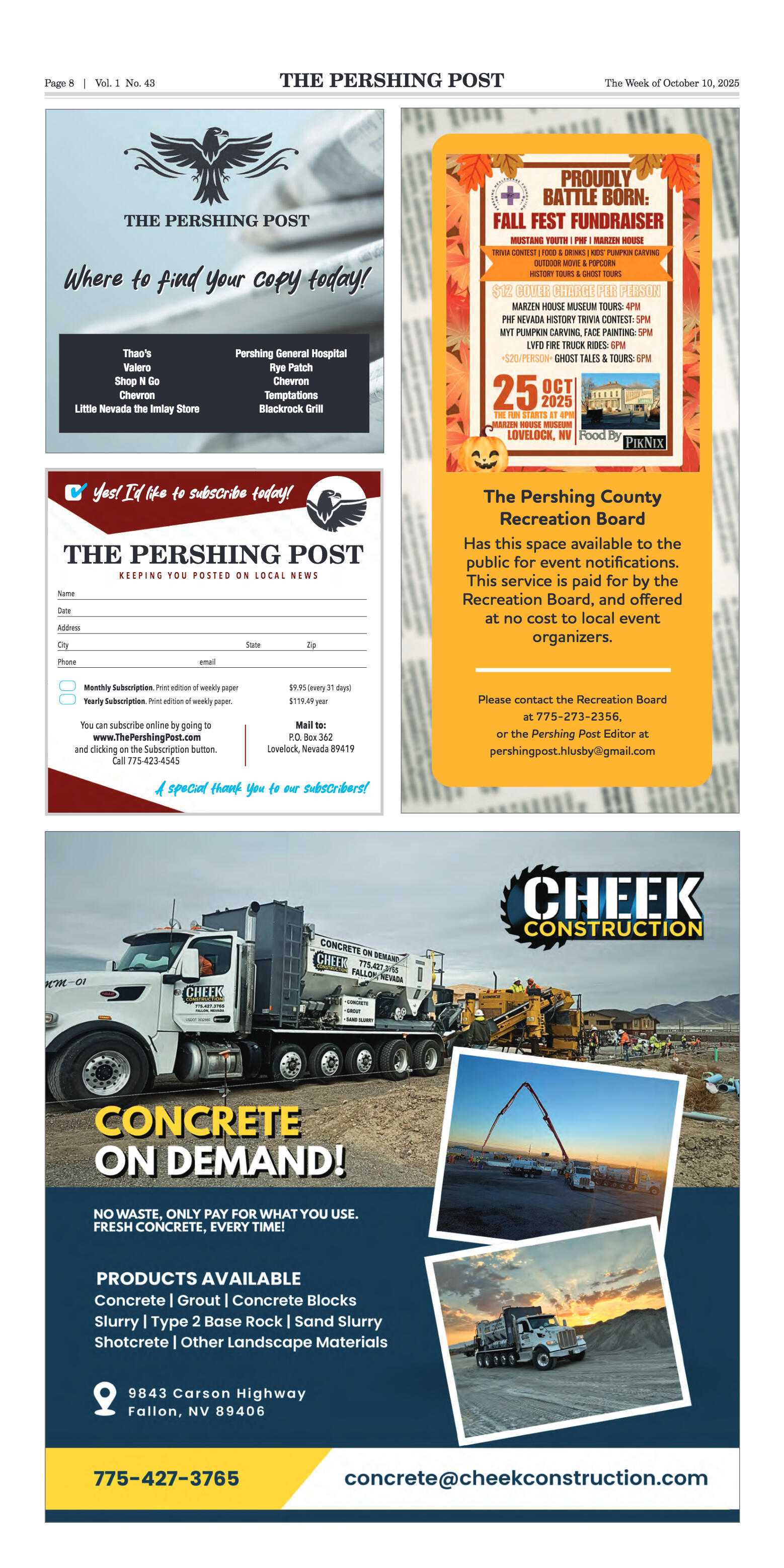 October 10th, 2025 - Governor Lombardo Kicks off R - page 8